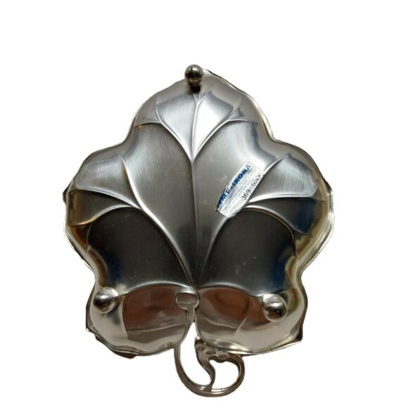 VTG Ikora WMF Silverplate Leaf Footed Candy Trinket Dish Germany Unused w/box - Picture 3 of 6